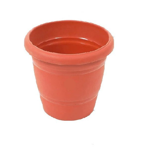 10 inch (25 cm) Round Garden Pot (Terracota Color) - Nurserylive Pune