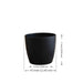 4.5 inch (11 cm) Ronda No. 1110 Round Plastic Planter (Black) - Nurserylive Pune