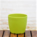 4.5 inch (11 cm) Ronda No. 1110 Round Plastic Planter (Green) - Nurserylive Pune