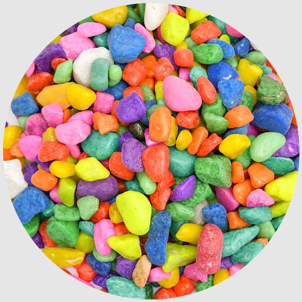 Aquarium Pebbles (Mix Color, Small) - Nurserylive Pune