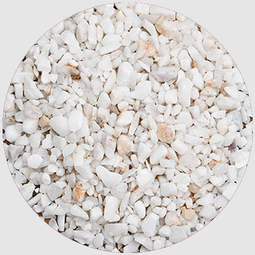 Marble Chips Pebbles (White, Small, Polished) - Nurserylive Pune